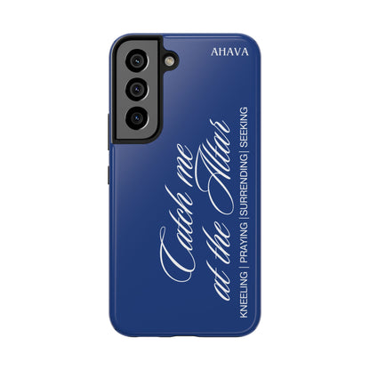 "Catch Me at the Altar" Blue Phone Case