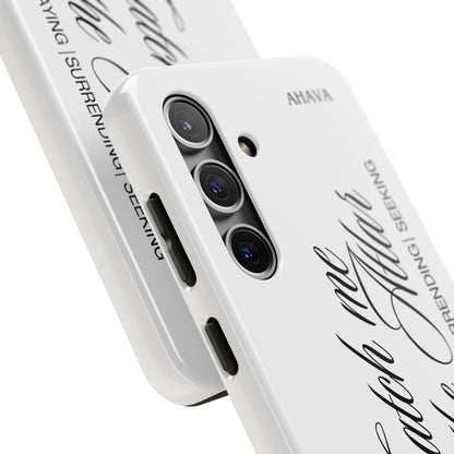 "Catch Me at the Altar" White Phone Case