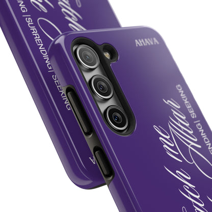 "Catch Me at the Altar" Purple Phone Case