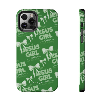 I'm a Jesus Girl Case - Green