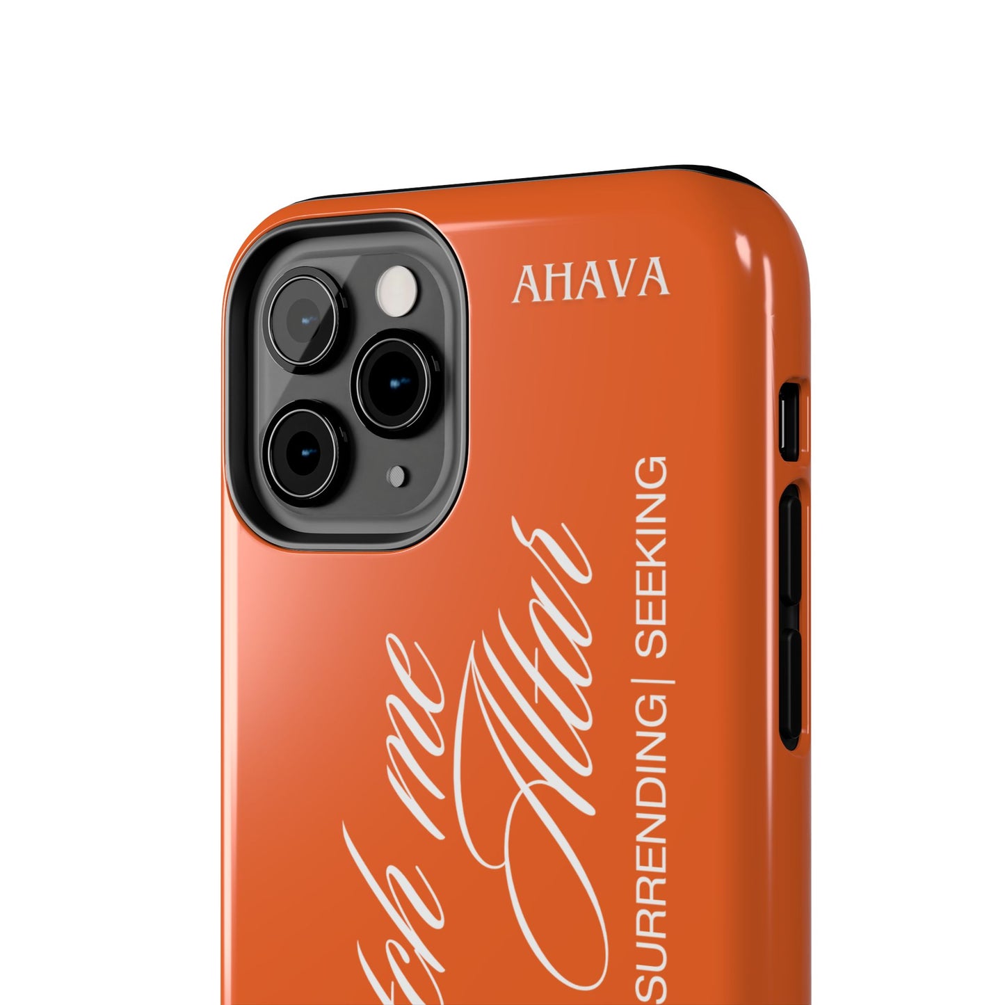 "Catch Me at the Altar" Orange Phone Case