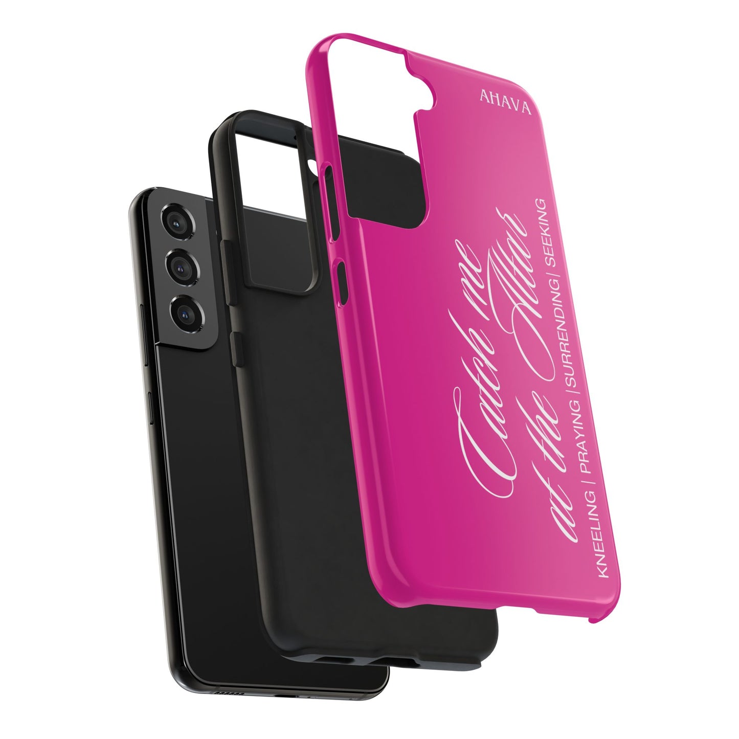 "Catch Me at the Altar" Hot Pink Phone Case