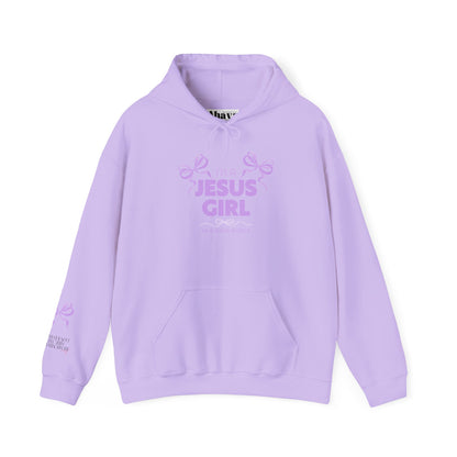 Jesus girl in a Jesus World Hoodie