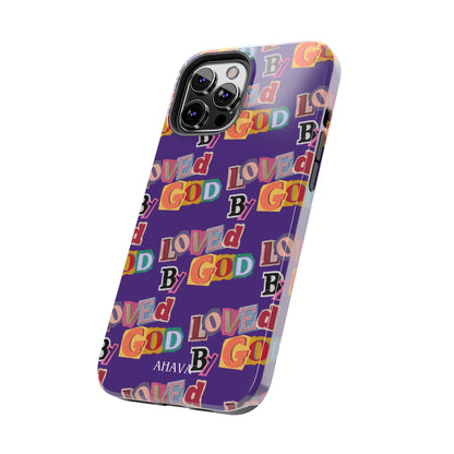 "Loved by God" Purple Phone Case