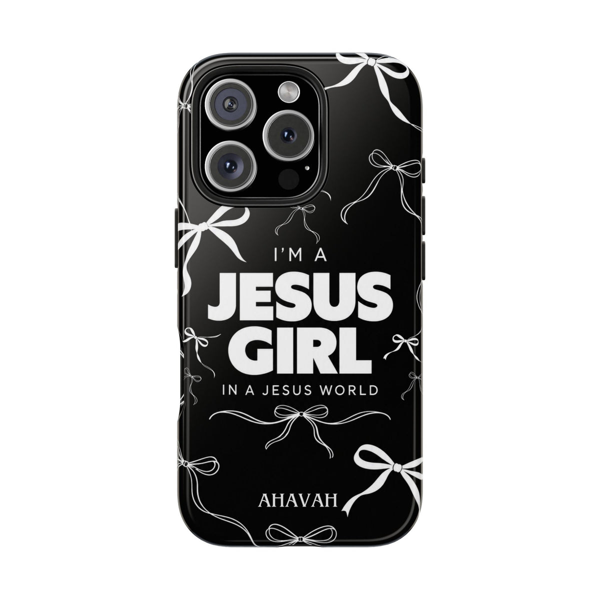 I'm a Jesus Girl Case - Midnight Black