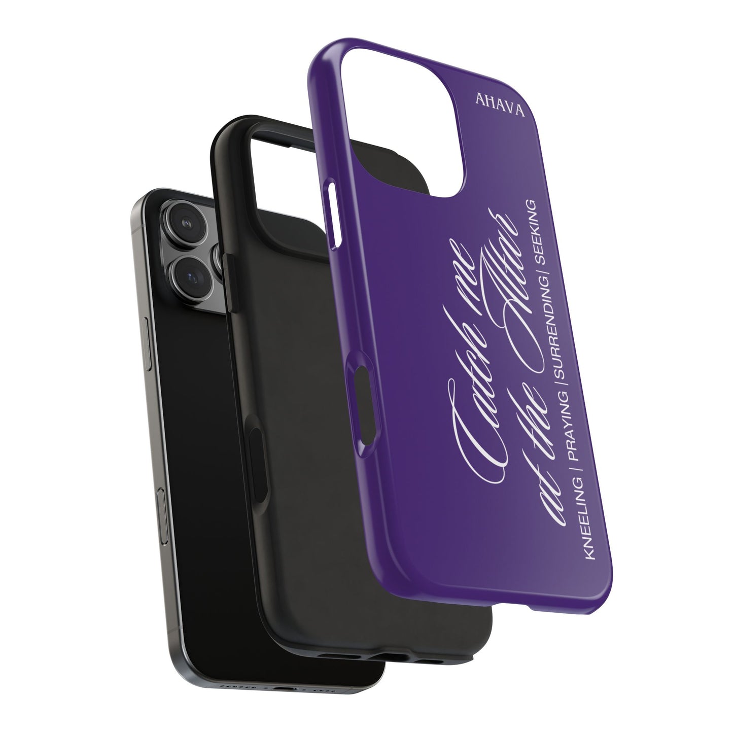 "Catch Me at the Altar" Purple Phone Case