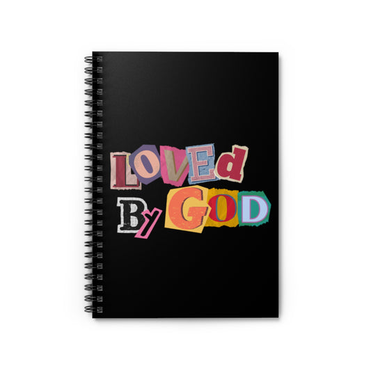 "Loved By God" Black Notebook