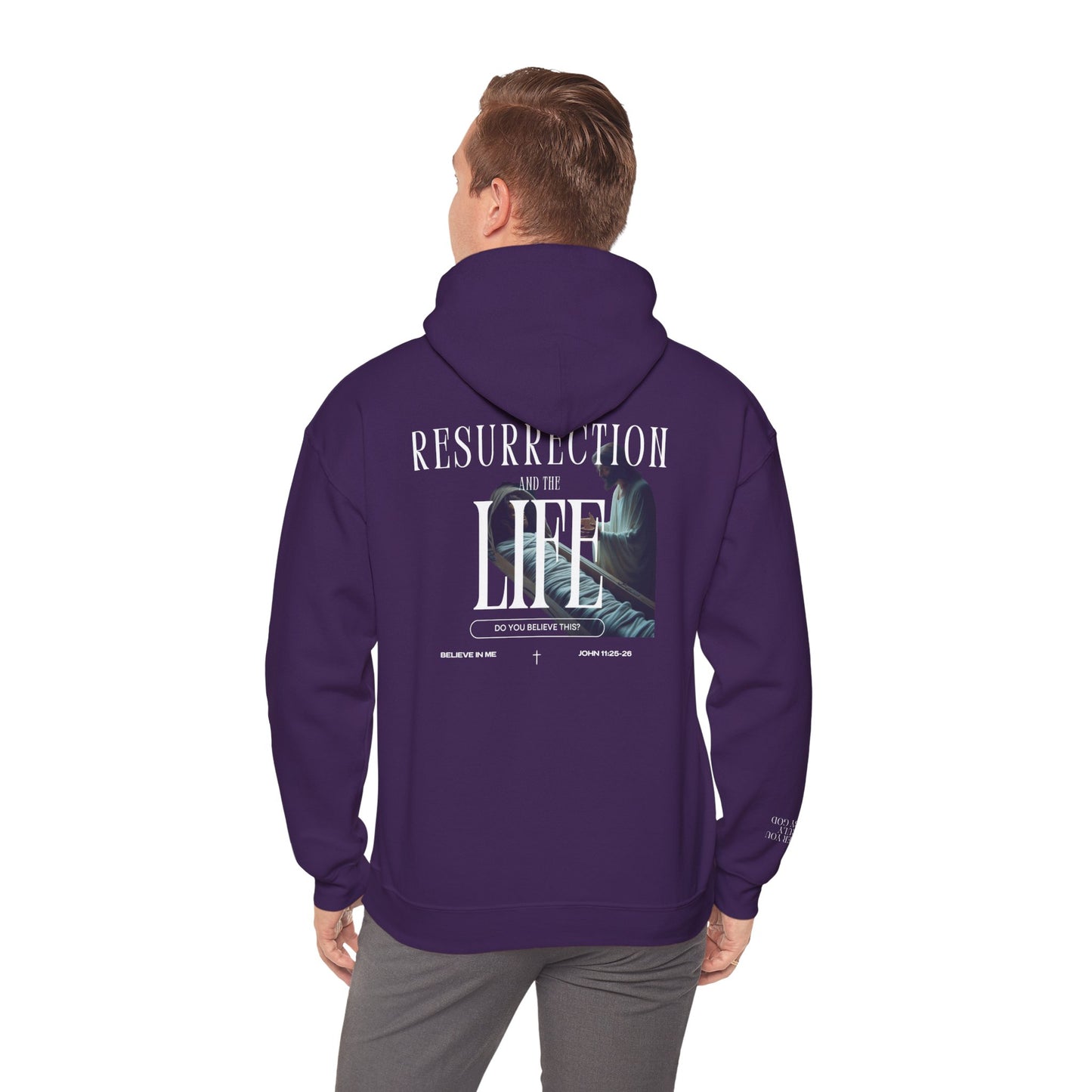 Resurrection and the Life | John 11:25 Hoodie