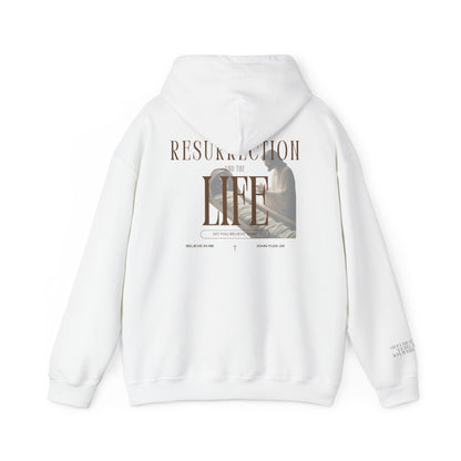 Resurrection and the Life | John 11:25 Hoodie