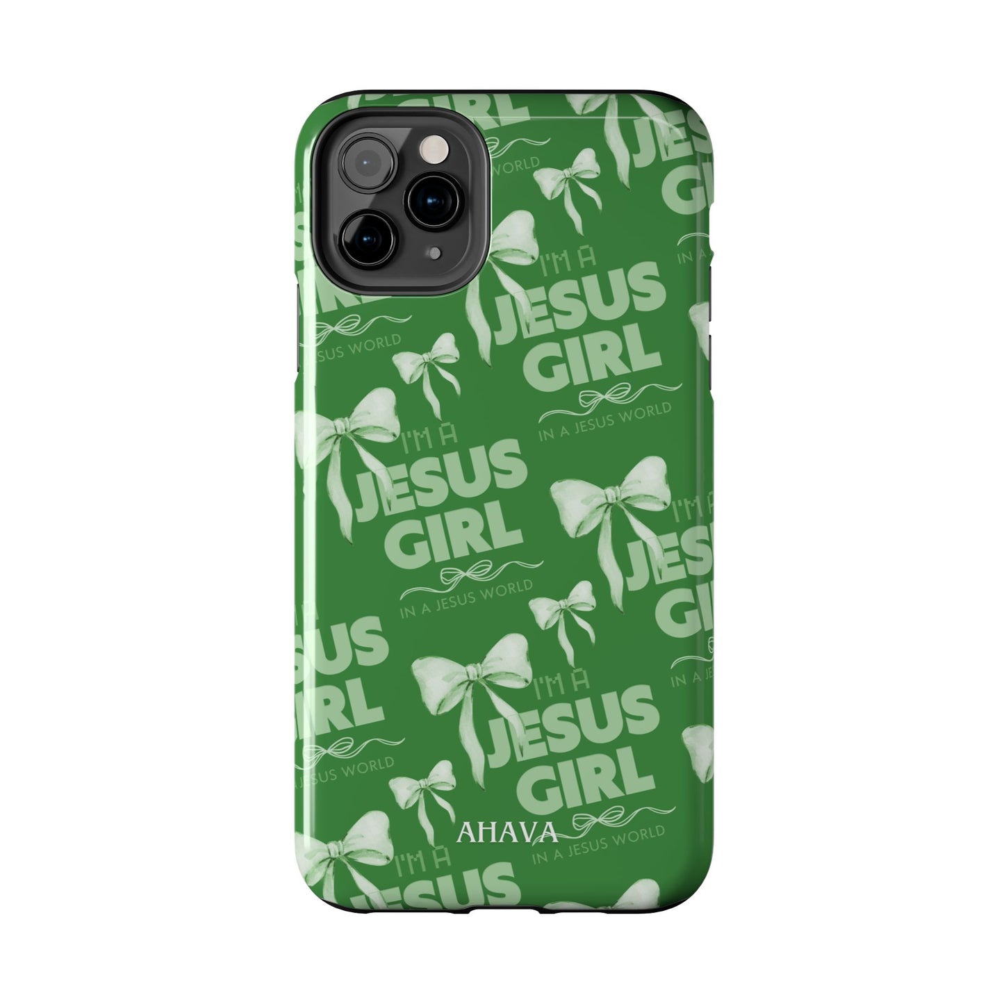 I'm a Jesus Girl Case - Green