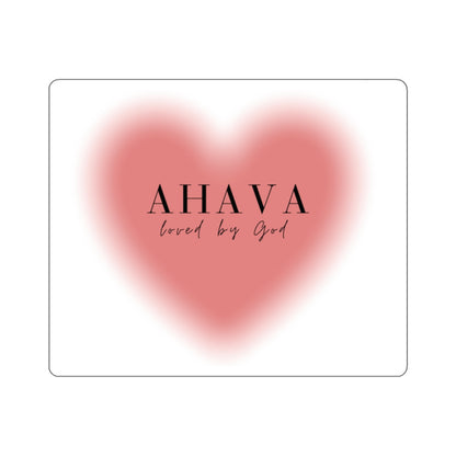 Ahava Heart Sticker