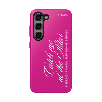 "Catch Me at the Altar" Hot Pink Phone Case