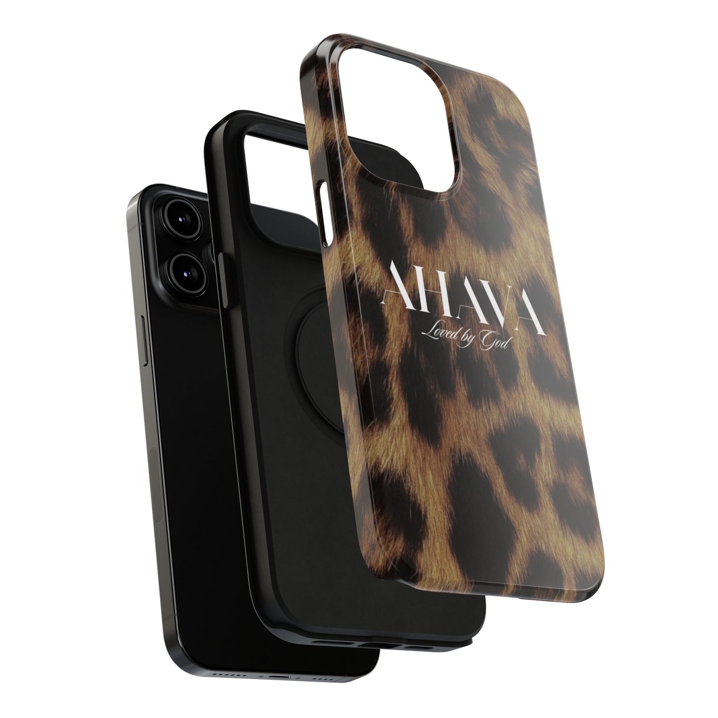 Leopard Print Ahava Phone Case