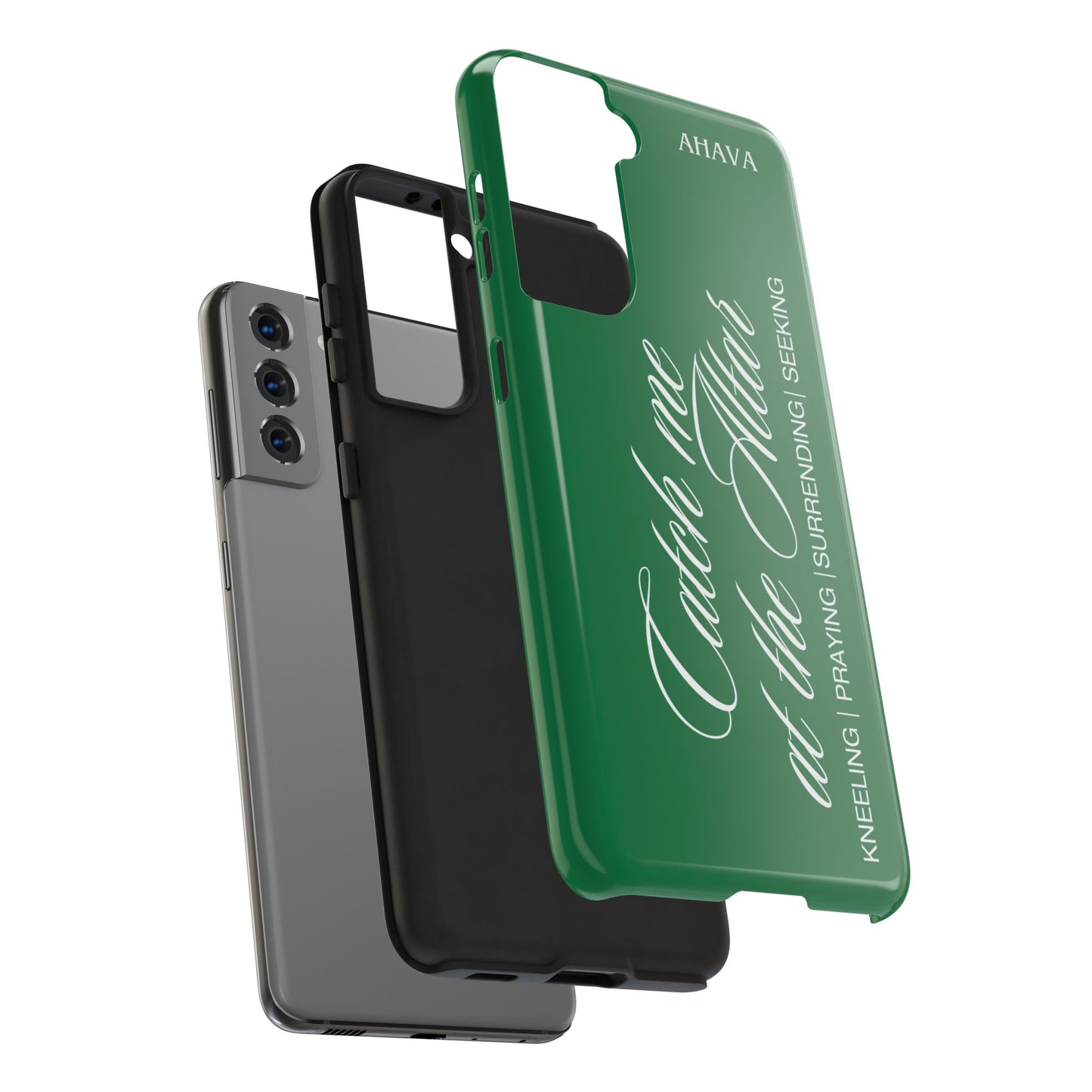 "Catch Me at the Altar" Green Phone Case