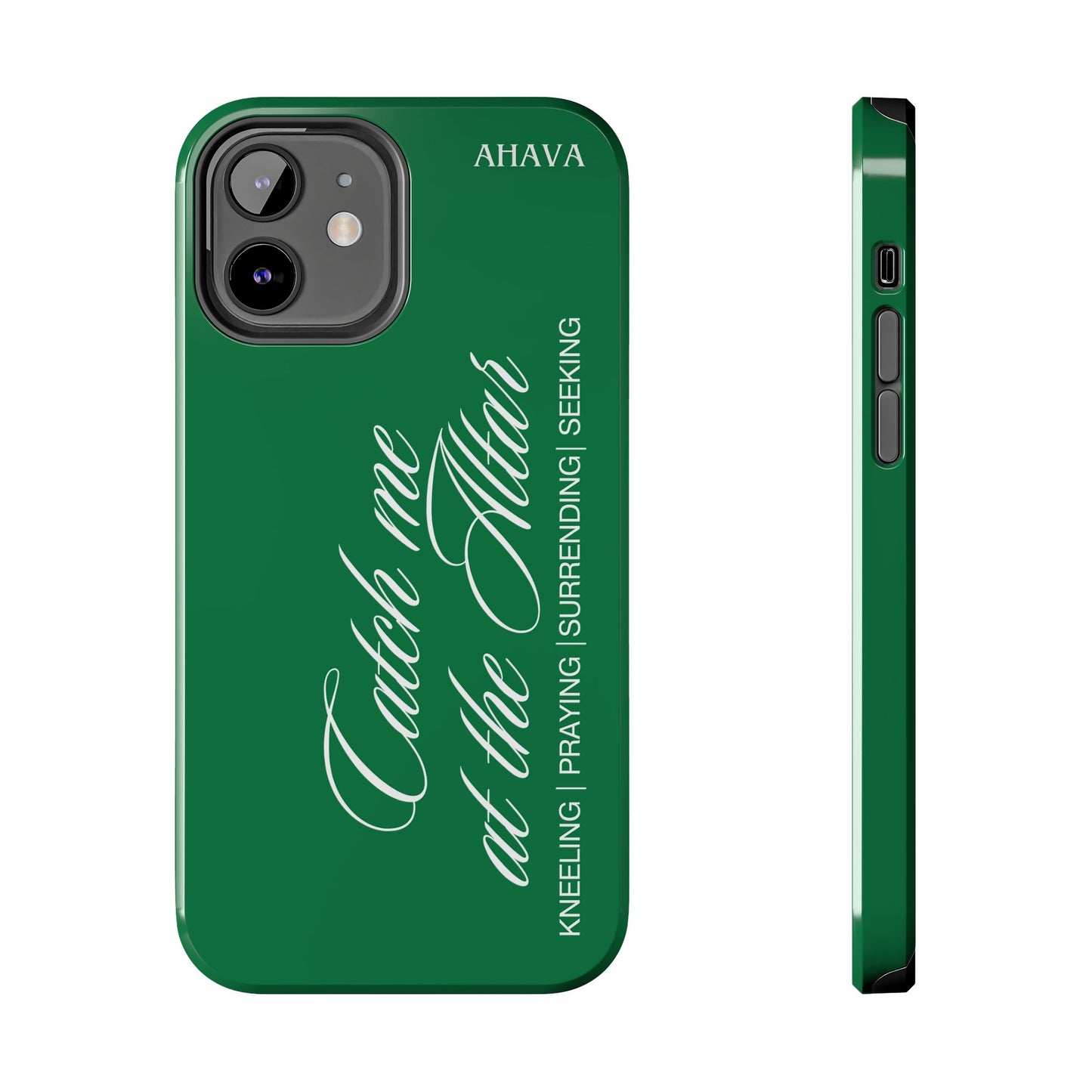 "Catch Me at the Altar" Green Phone Case