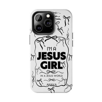 I'm a Jesus Girl  Case - black