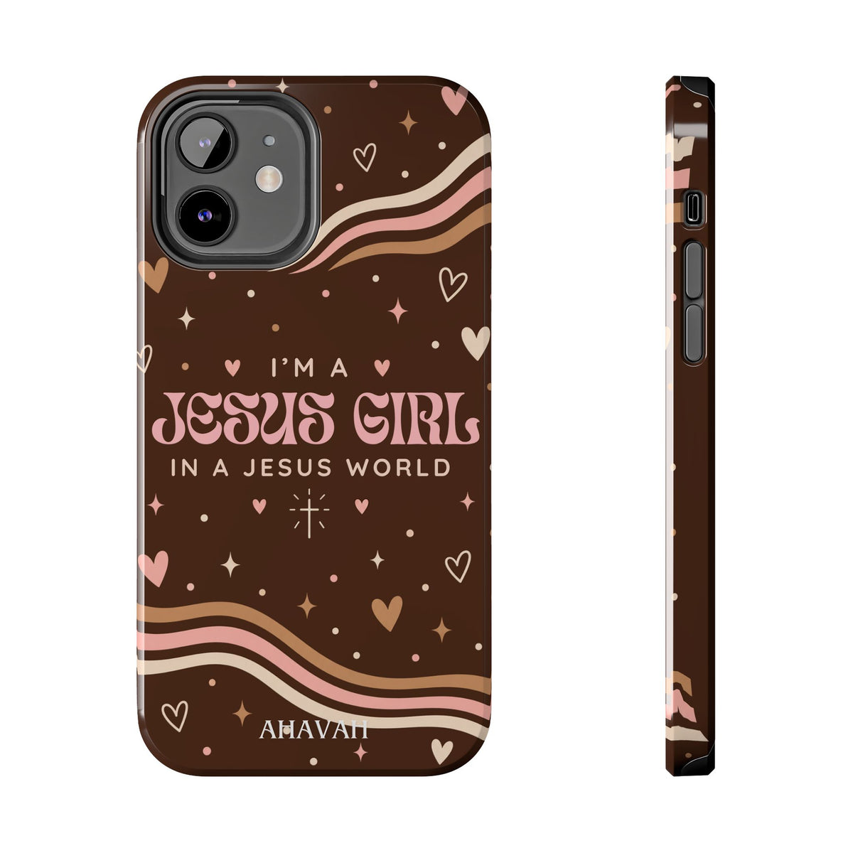 I'm a Jesus Girl Phone Case (Mocha / Brown)