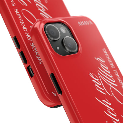 "Catch Me at the Altar" Red Phone Case
