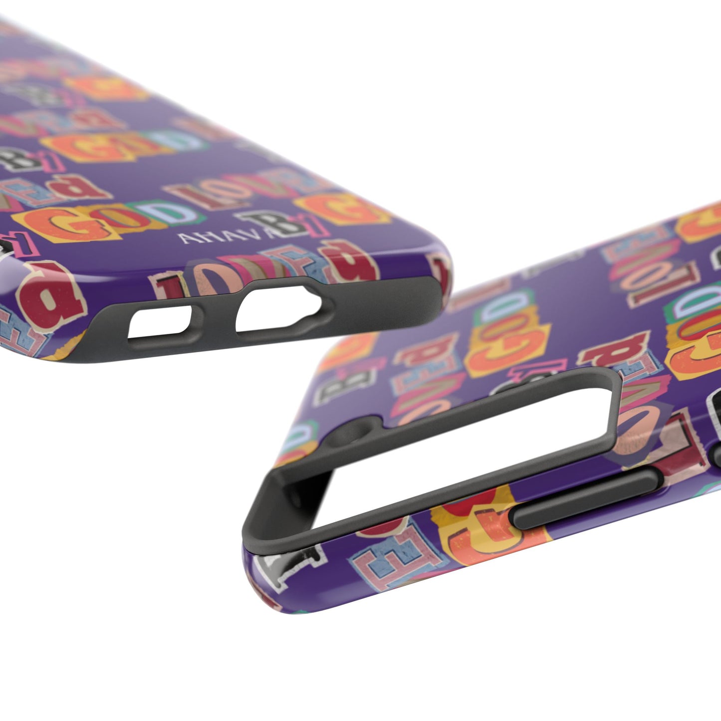 "Loved by God" Purple Phone Case