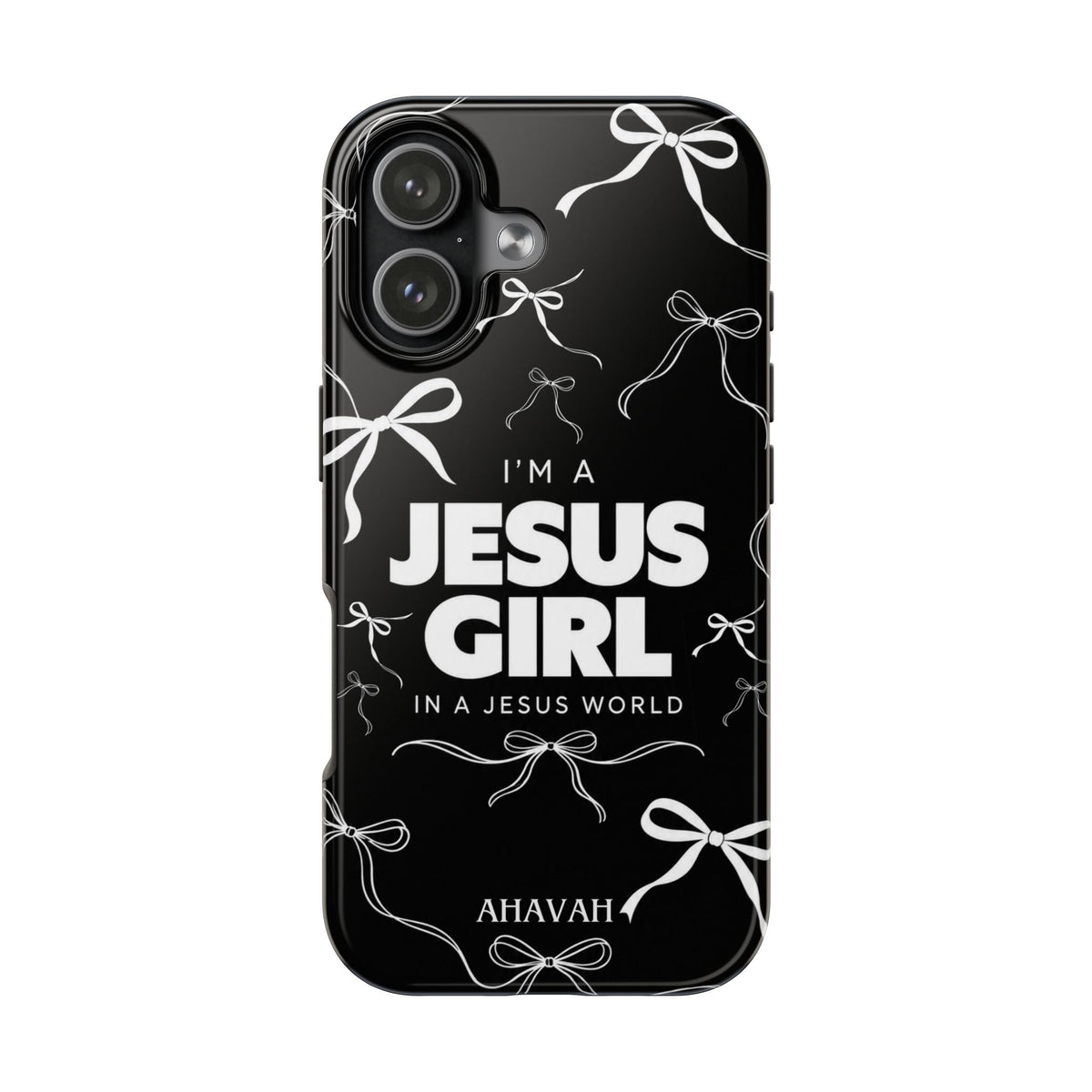 I'm a Jesus Girl Case - Midnight Black