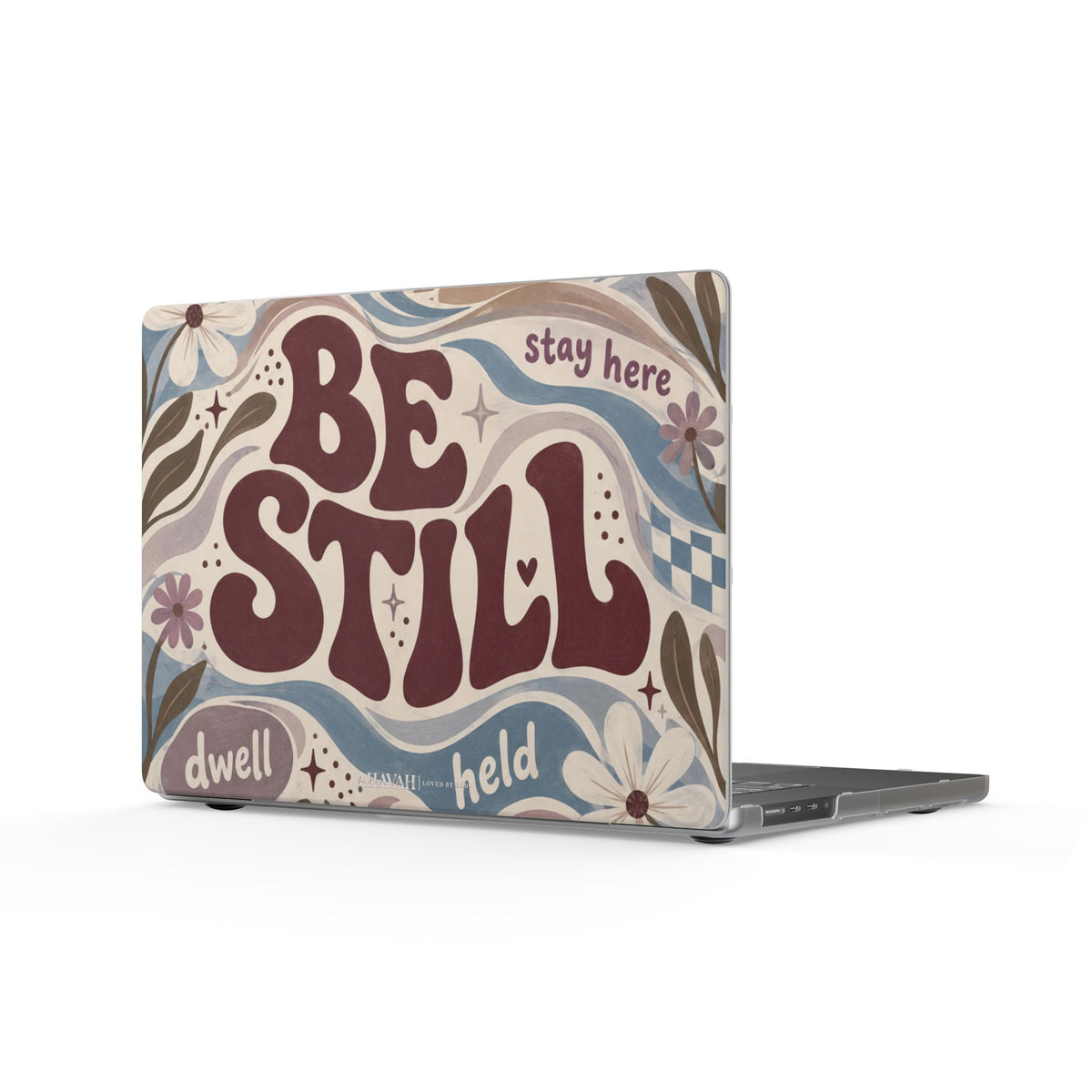 Be Still in Him MacBook Case