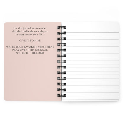 Ahavah Loved by God Spiral Bound Journal | Christian Scripture Notebook