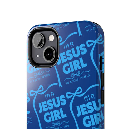 I'm a Jesus Girl Phone Case - Blue