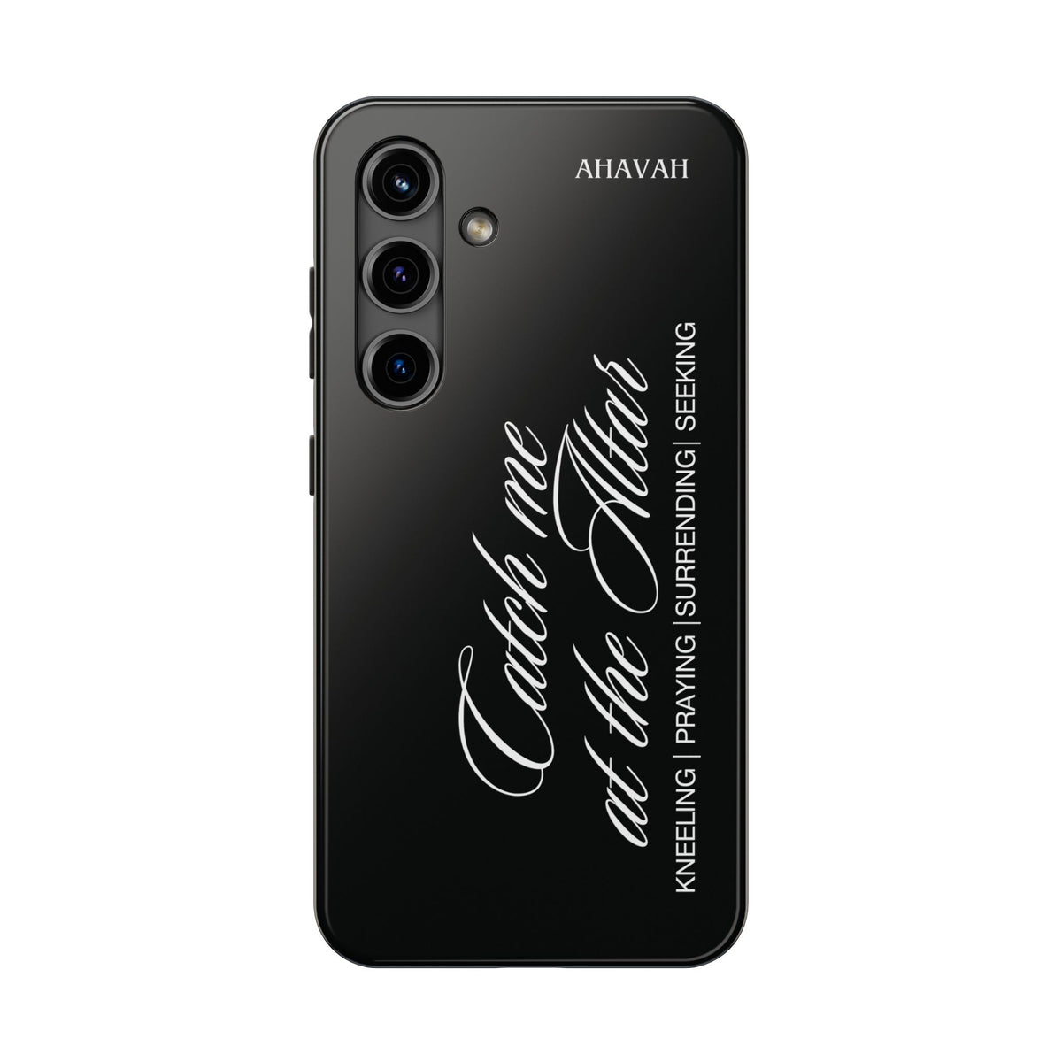 Catch Me at the Altar Black Phone Case