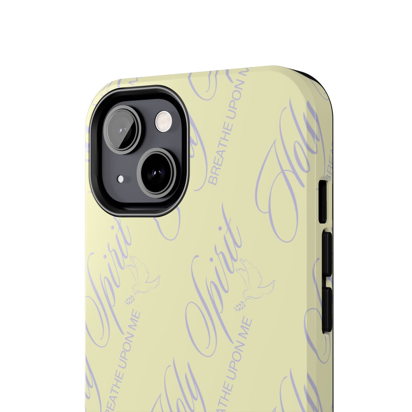 "Holy Spirit, Breathe Upon me" Buttercream Phone Case