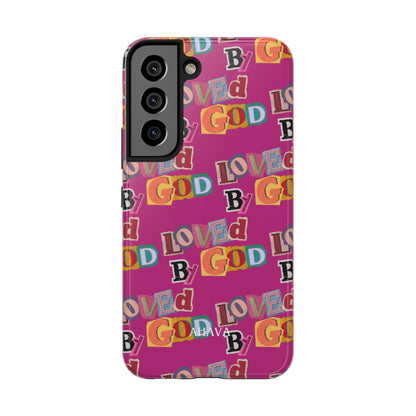 "Loved by God" Pink Phone Case
