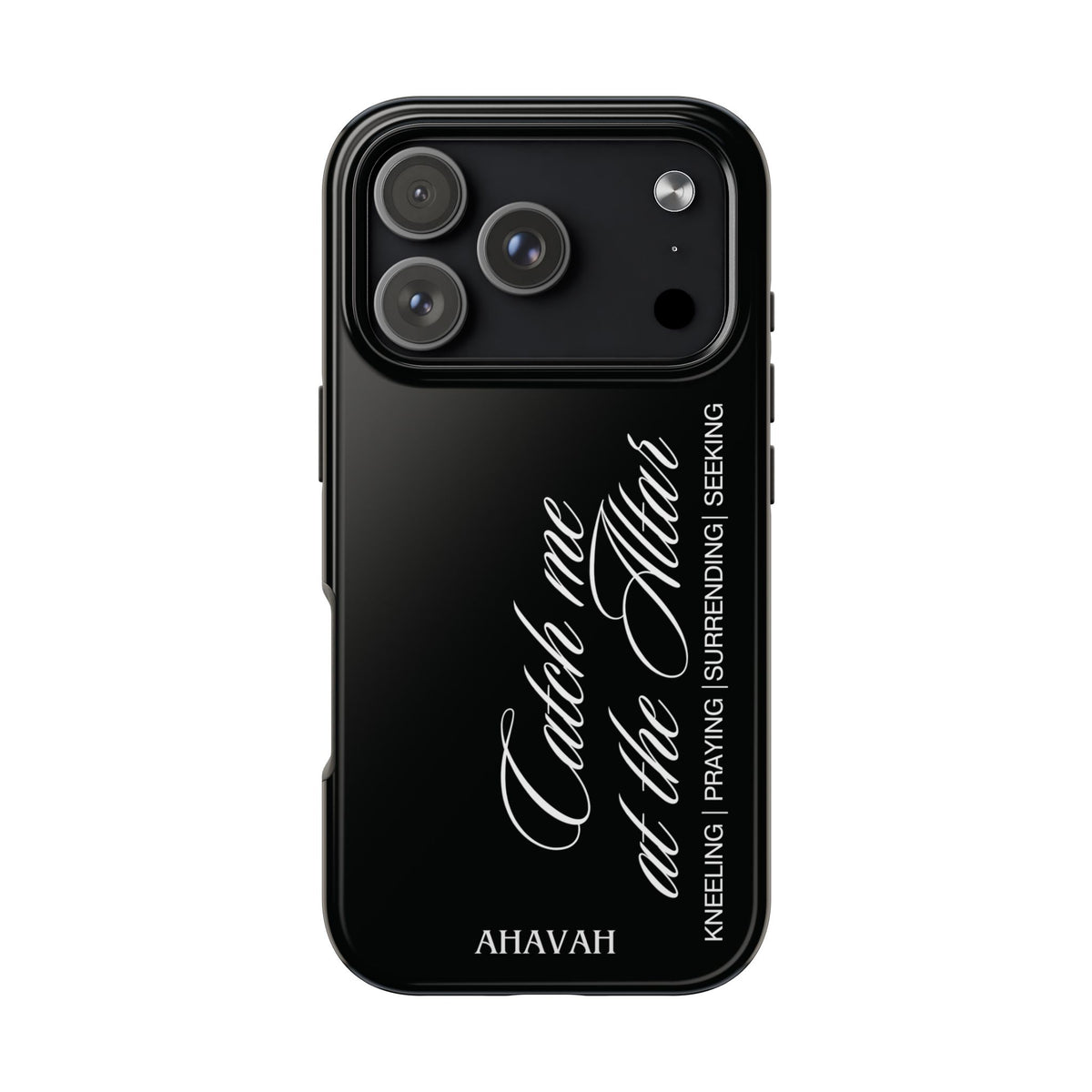 Catch Me at the Altar Black Phone Case