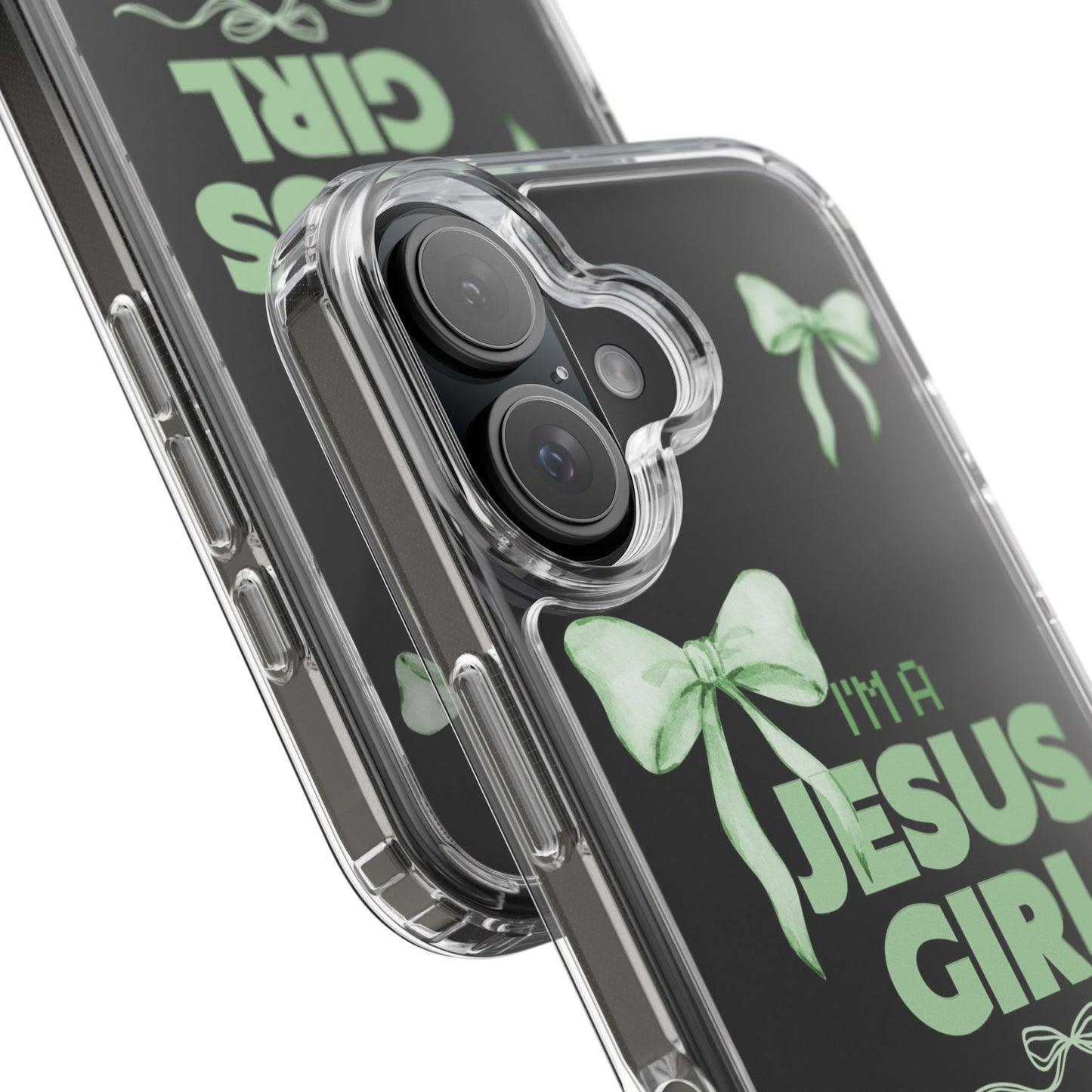 I'm a Jesus Girl Phone Case | Christian Aesthetic Gift for Her | Clear Shockproof Tough Case