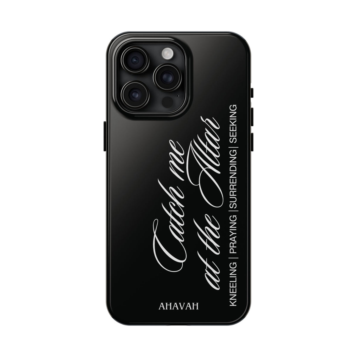 Catch Me at the Altar Black Phone Case