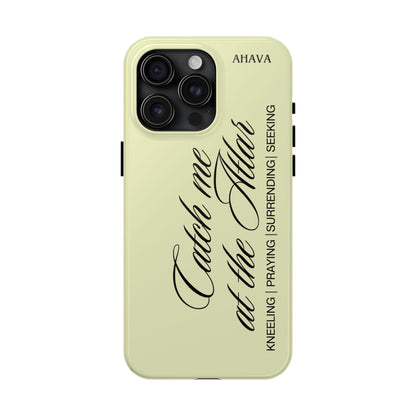 "Catch Me at the Altar" Lemon Phone Case