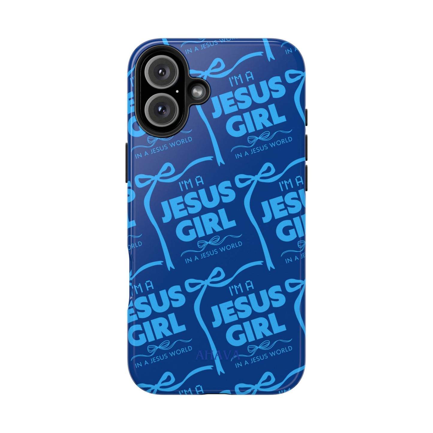 I'm a Jesus Girl Phone Case - Blue