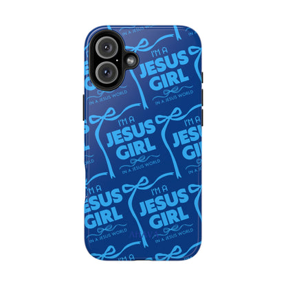 I'm a Jesus Girl Phone Case - Blue