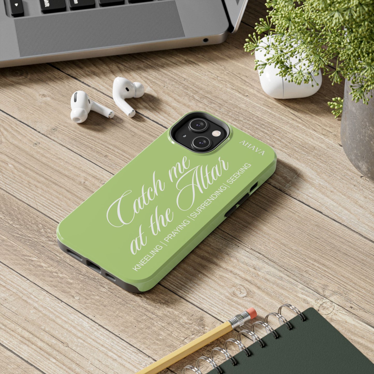"Catch Me at the Altar" Matcha Tea Phone Case