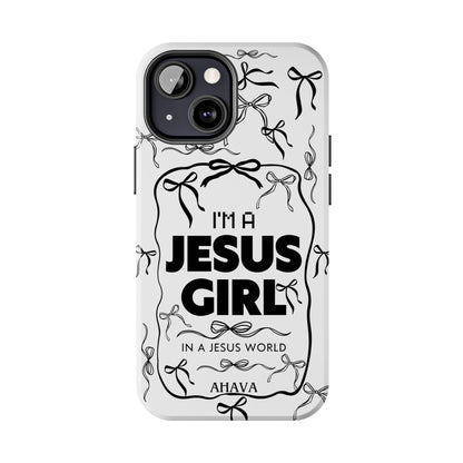 I'm a Jesus Girl  Case - black