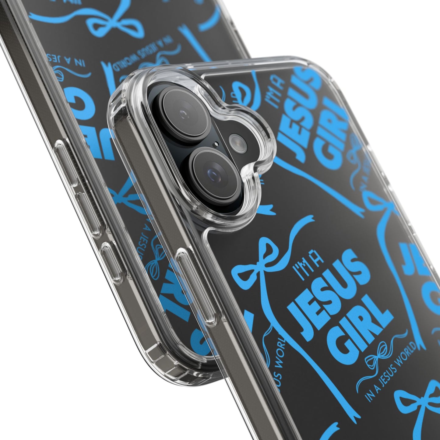 I'm a Jesus Girl Blue Case -Clear