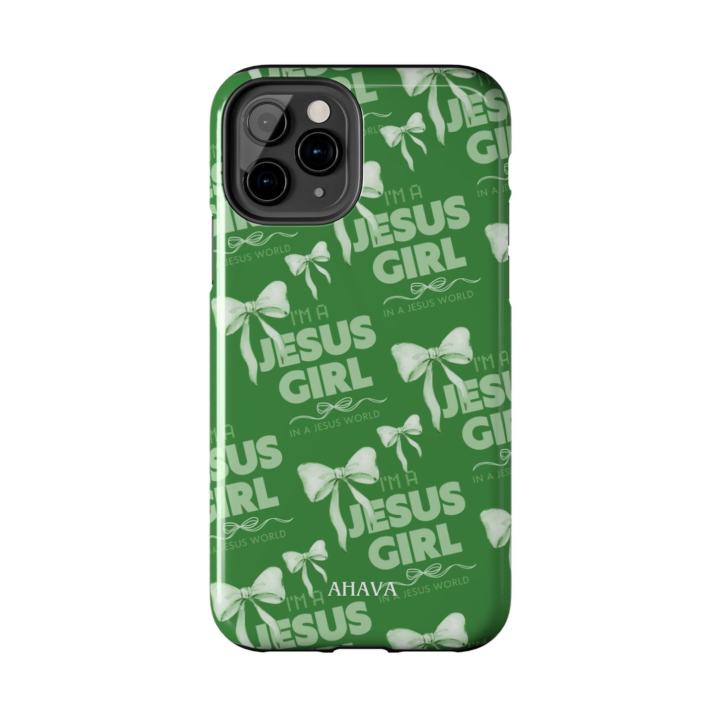 I'm a Jesus Girl Case - Green