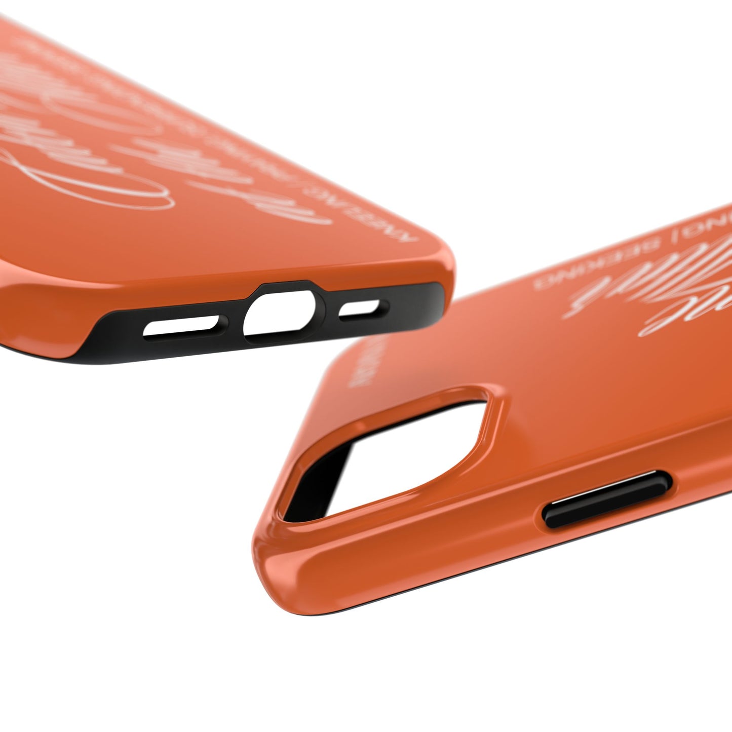 "Catch Me at the Altar" Orange Phone Case