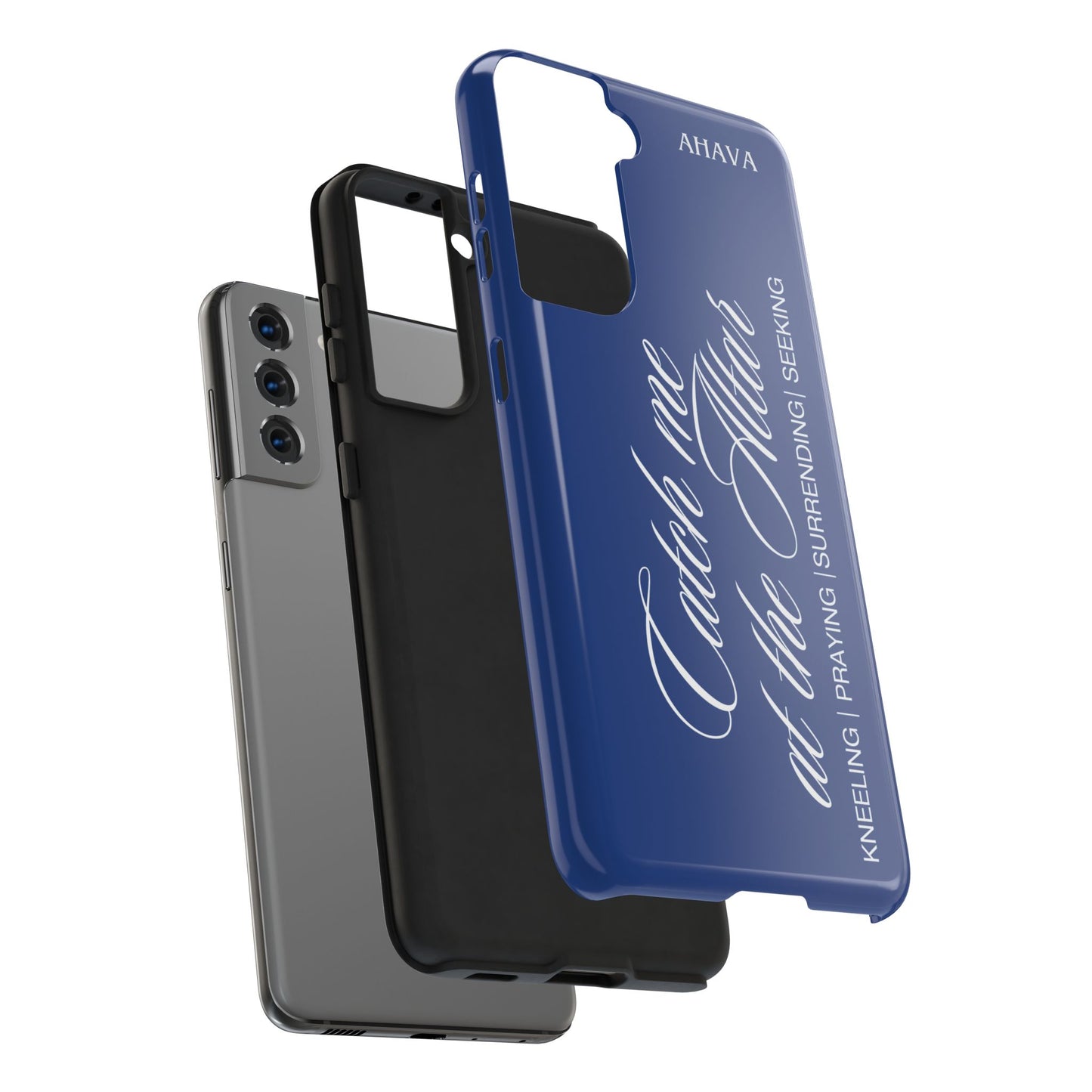 "Catch Me at the Altar" Blue Phone Case