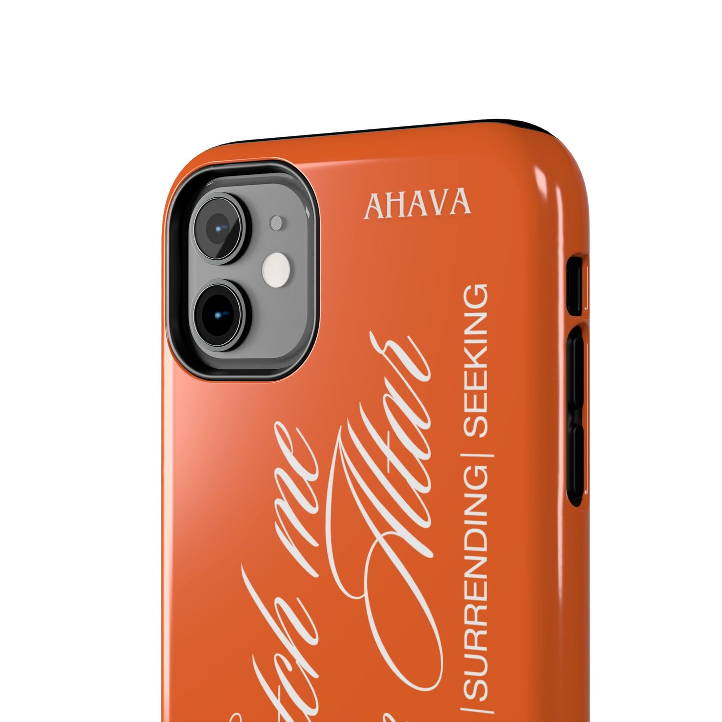"Catch Me at the Altar" Orange Phone Case