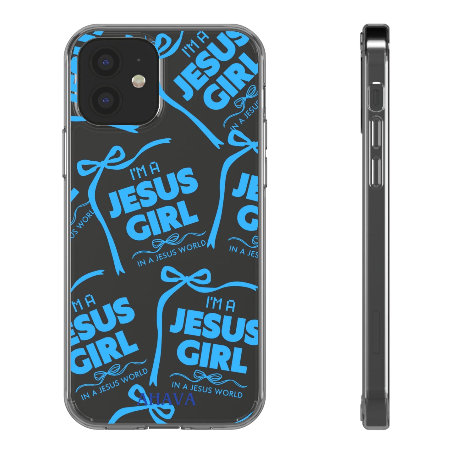 I'm a Jesus Girl Blue Case -Clear