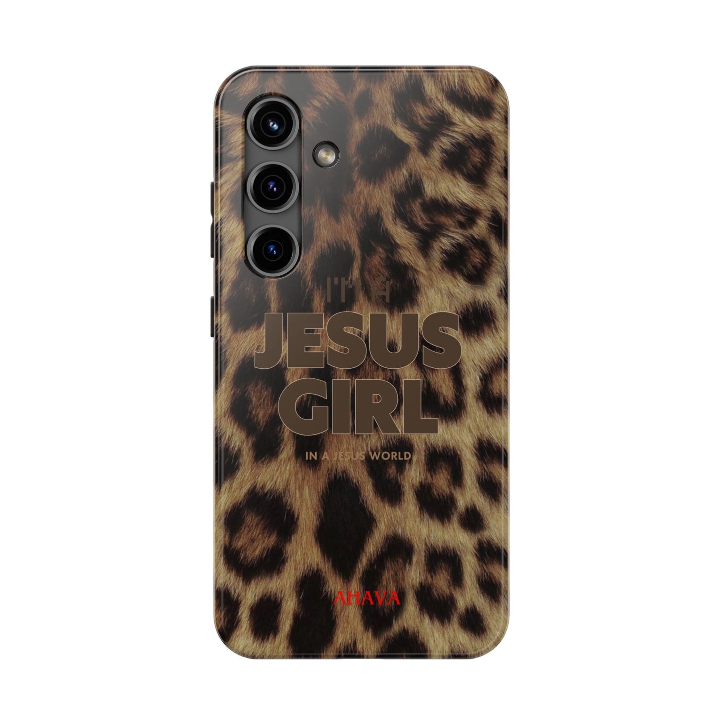 I'm a Jesus Girl Case - Leopard