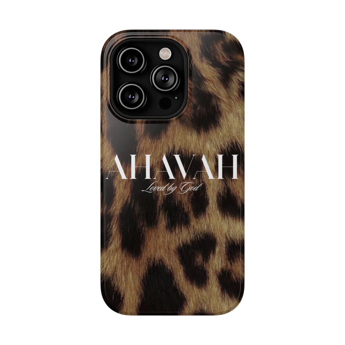Leopard Print Ahavah Phone Case