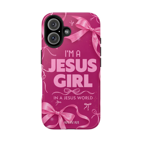 I'm a Jesus Girl Phone Case - Pink