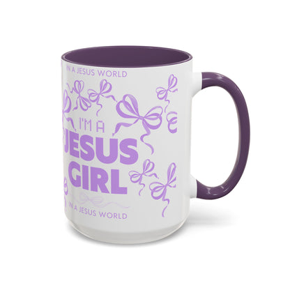 I'm a Jesus Girl Mug - Purple