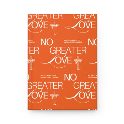 "No Greater Love" (orange) Journal