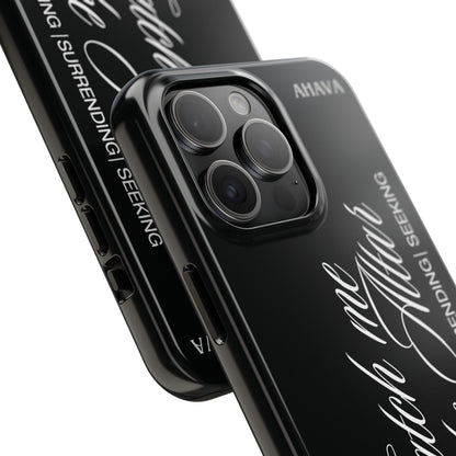 "Catch Me at the Altar" Black Phone Case